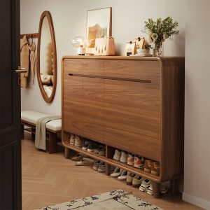 Wall-mounted shoe rack